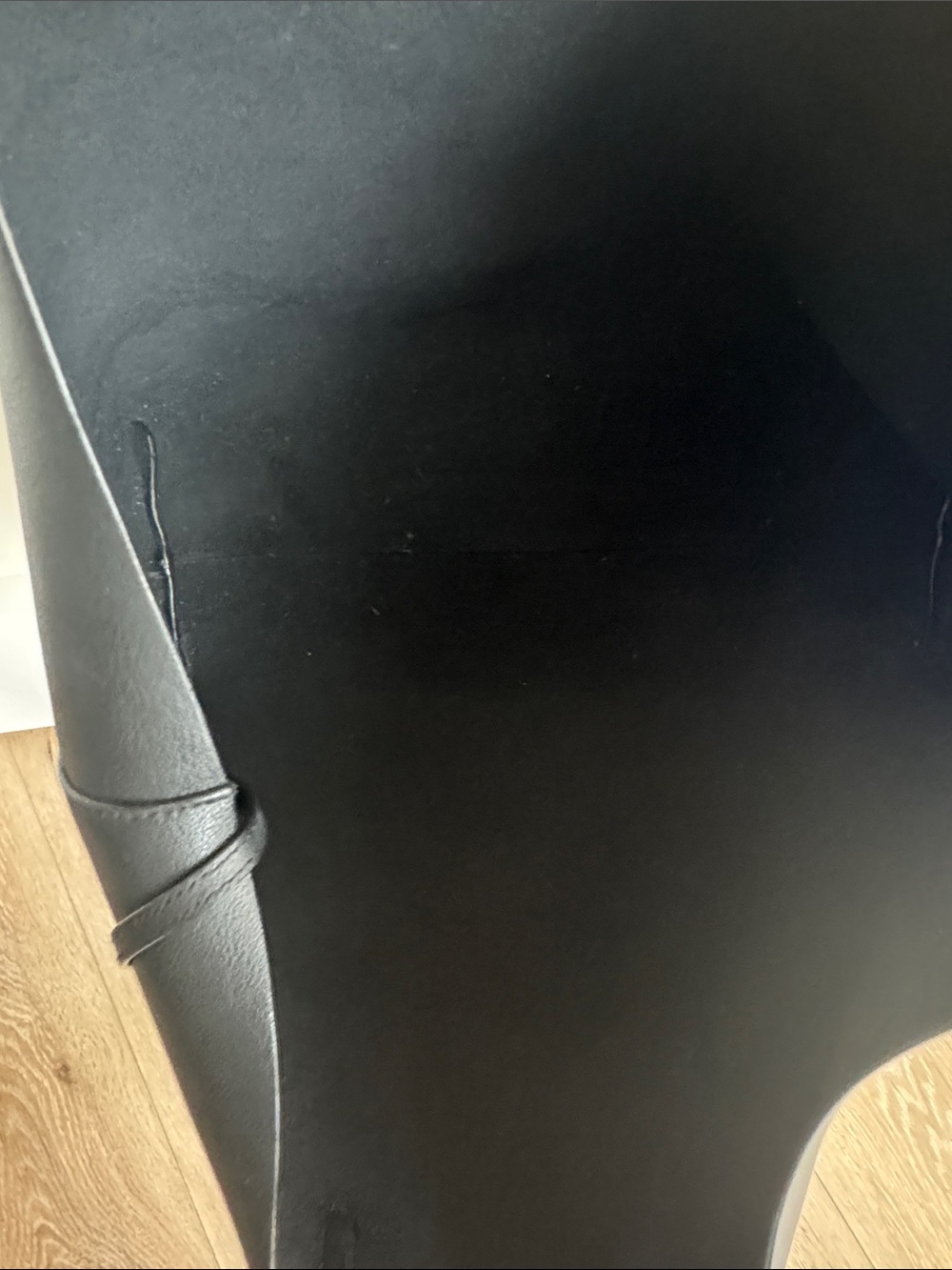Saint Laurent Black Leather Tote with Gold YSL Pouch - Picture 6 of 11